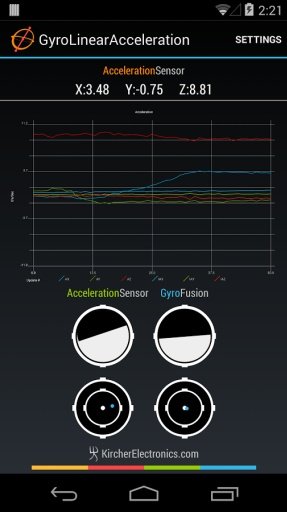 陀螺仪线性加速度 GyroLin...截图5