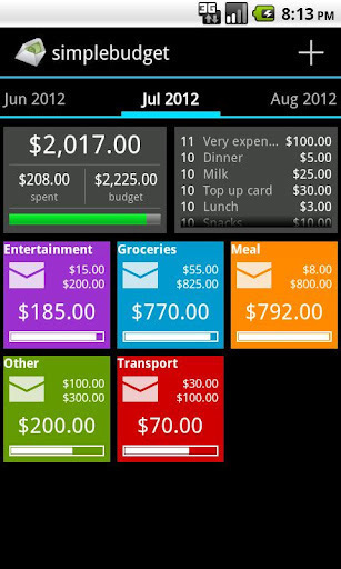 SimpleBudget（信封预算）截图1