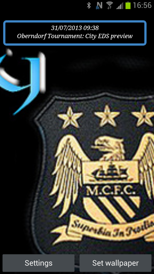 Manchester City Live Wallpaper截图3