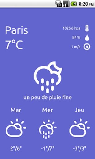 Meteo France Droid截图1