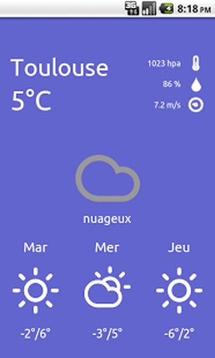 Meteo France Droid截图4