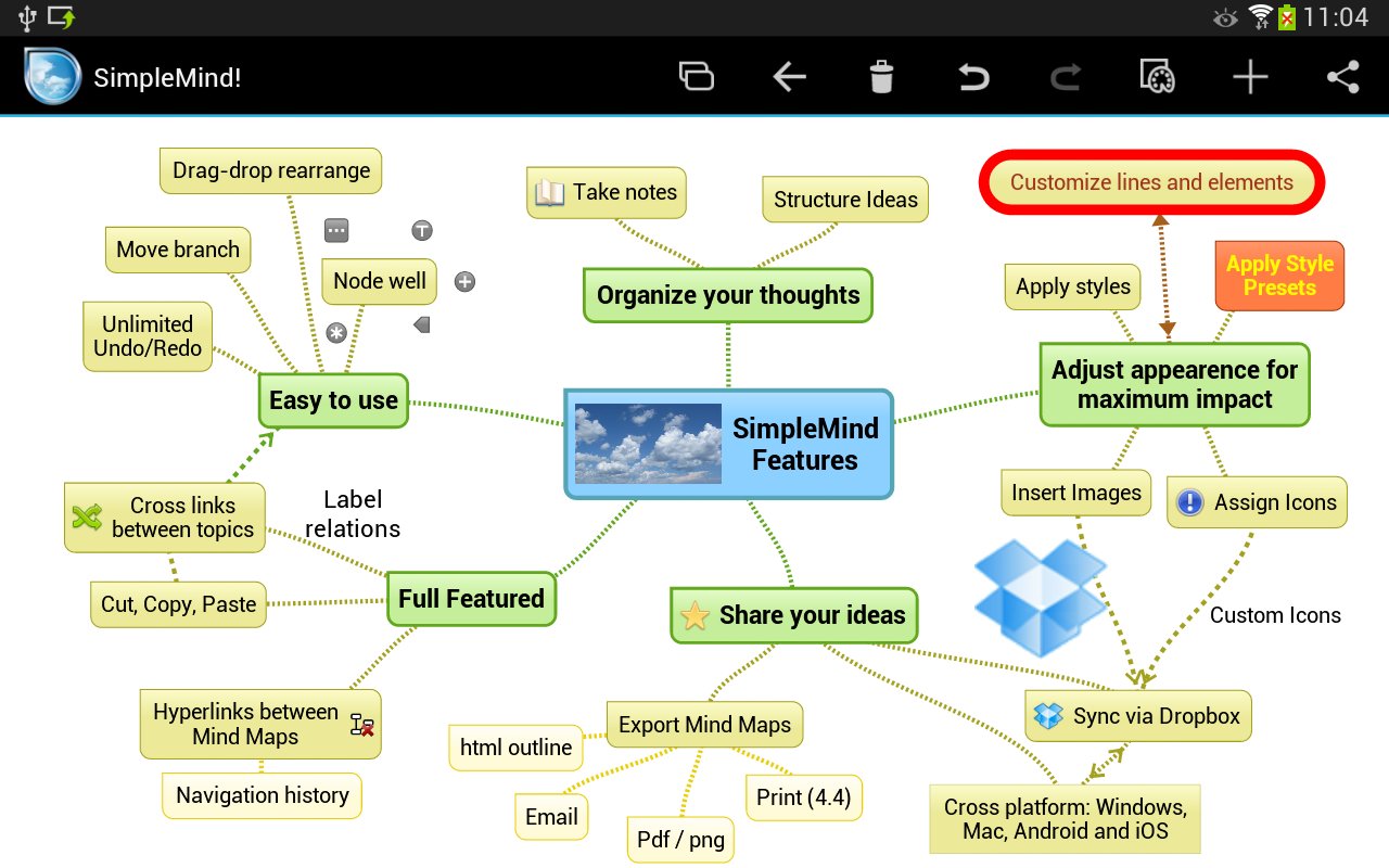 SimpleMind思维导图截图6