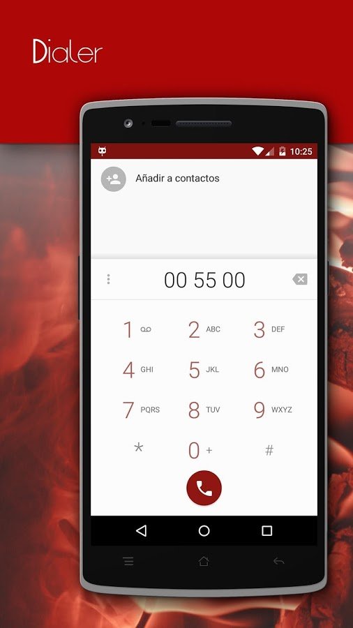 Android L Red Theme - CM11截图1