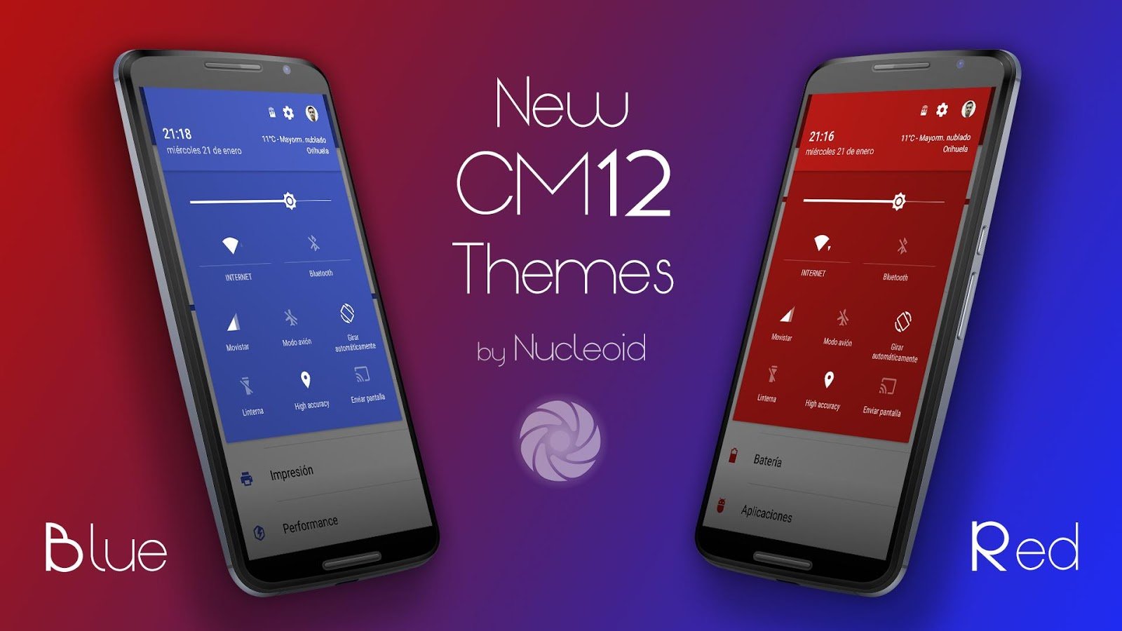 Android L Red Theme - CM11截图10