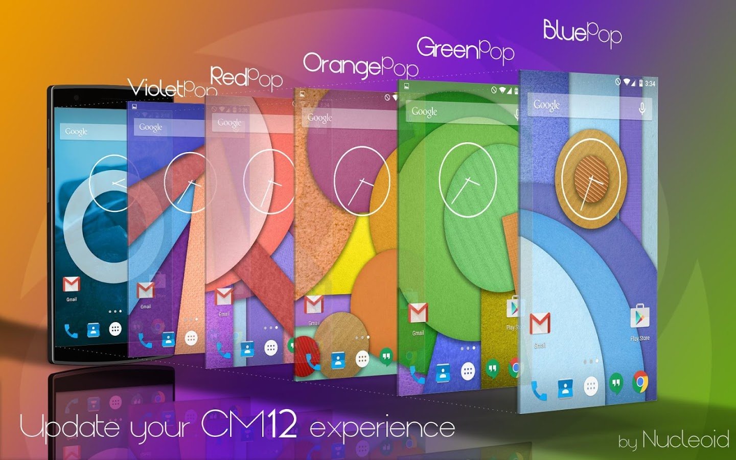 Android L Red Theme - CM11截图2