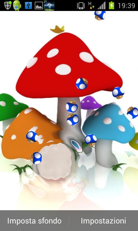 3D Mushrooms Live Wallpaper截图1