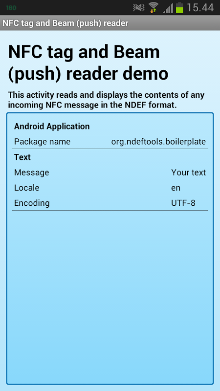 NDEF Tools for Android截图1