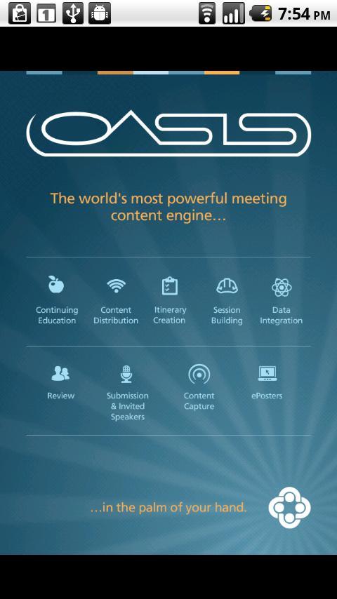 OASIS Mobile Meeting Planner截图1