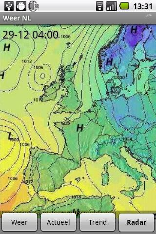 Gratis Weer NL vooruitzichten截图6