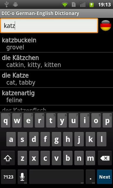 German - English offline dict.截图2