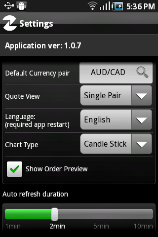 FXCM Mobile TSII截图5