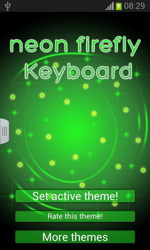 Neon Firefly Keyboard截图1