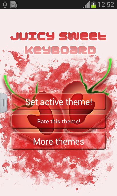 Juicy Sweet Keyboard截图1