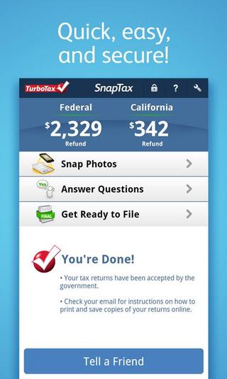 TurboTax SnapTax截图11