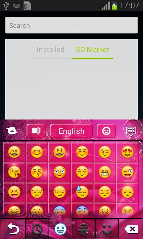 Special Pink Keyboard Theme截图4