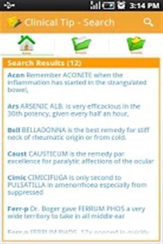 Homeopathic Clinical Tips Lite截图3