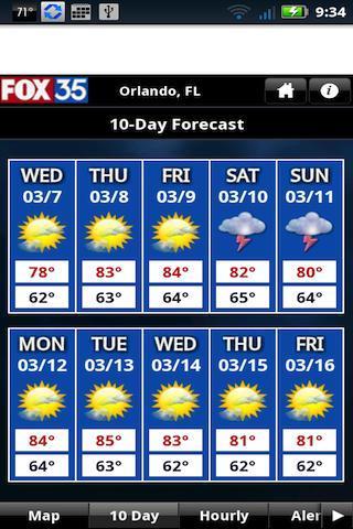 FOX35 Weather截图2