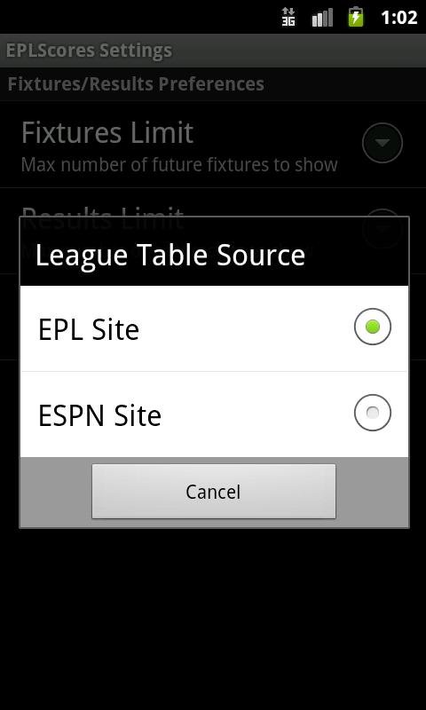 Simple EPL Scores截图4