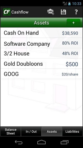 Cashflow Balance Sheet截图3