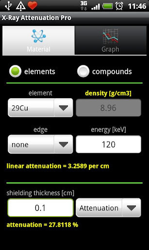 X-Ray Attenuation Calc. Free截图1