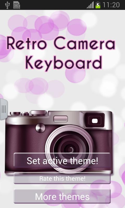 Retro Camera Keyboard截图1