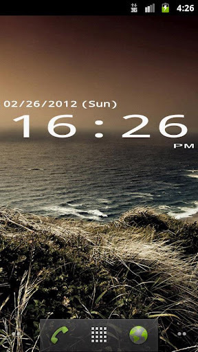 Mono Clock Widget Lite截图5