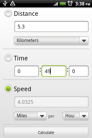 Speed Distance Time Calculator截图1