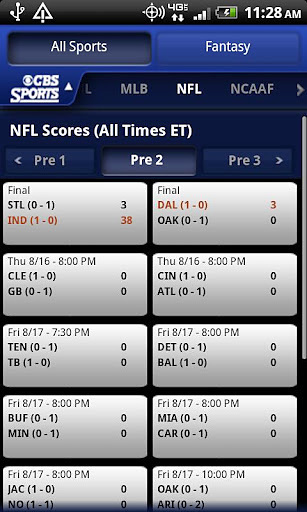 CBS Sports Mobile截图4