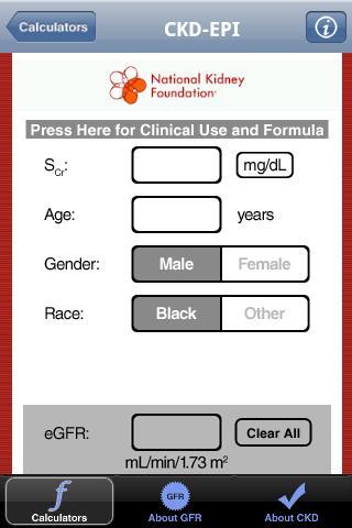 eGFR Calculators截图3