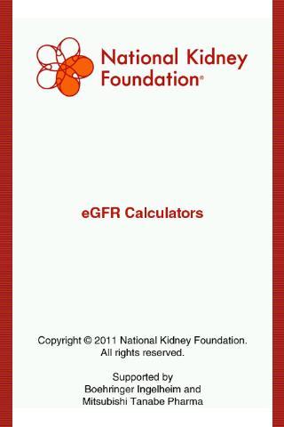 eGFR Calculators截图1