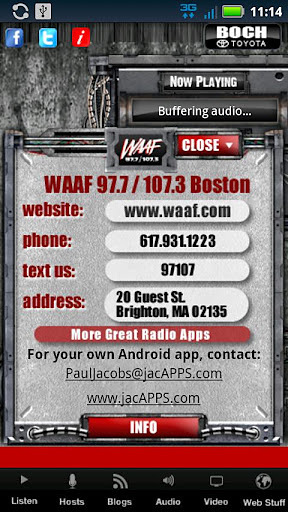 WAAF - Boston’s Rock Station截图4