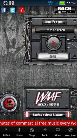 WAAF - Boston’s Rock Station截图1