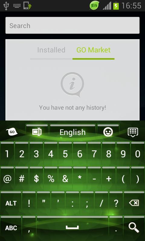 Green Keyboard for Android截图4