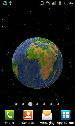 Planet Earth 3D Live Wallpaper截图2