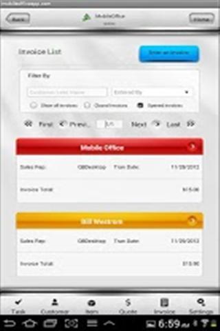 Mobile Office Invoice - Quote截图5