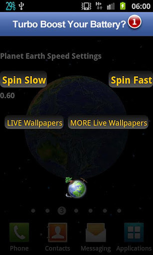 Planet Earth 3D Live Wallpaper截图5