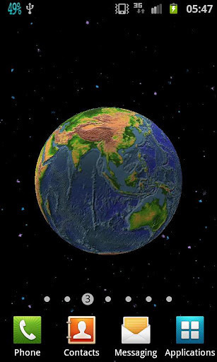 Planet Earth 3D Live Wallpaper截图1