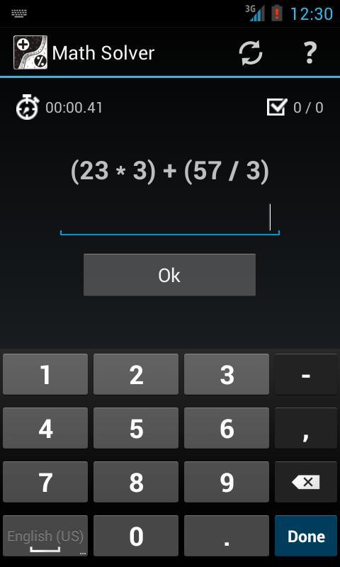 Math Solver Mental calculation截图1