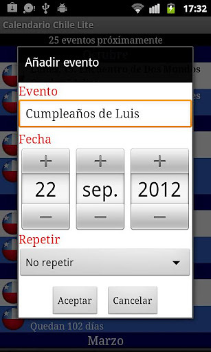 Calendario Feriados Chile截图5