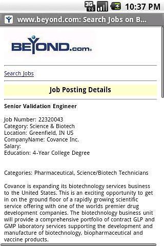 搜索招聘Beyond.com截图2