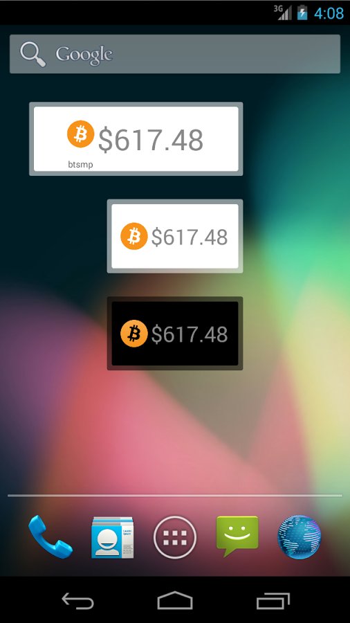 Simple Bitcoin Widget截图4