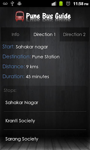 Pune Bus Guide截图3