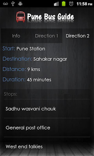 Pune Bus Guide截图5