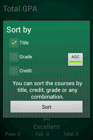 JPA - GPA Calculator截图4