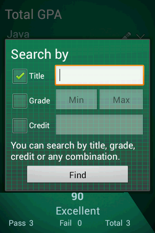 JPA - GPA Calculator截图6