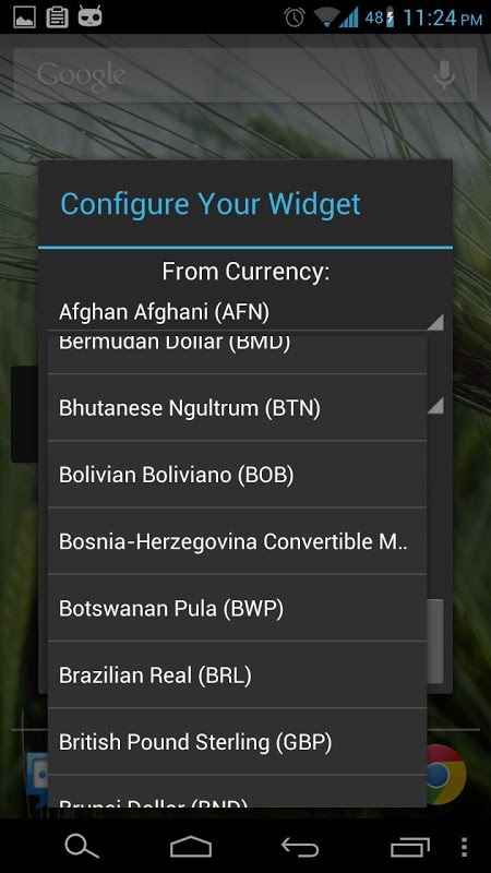 Exchange Rate Widget截图4