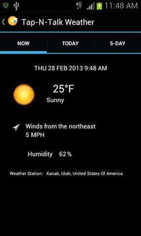 Tap-N-Talk天气截图4