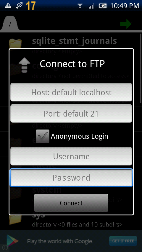 Advanced File Manager with FTP截图9