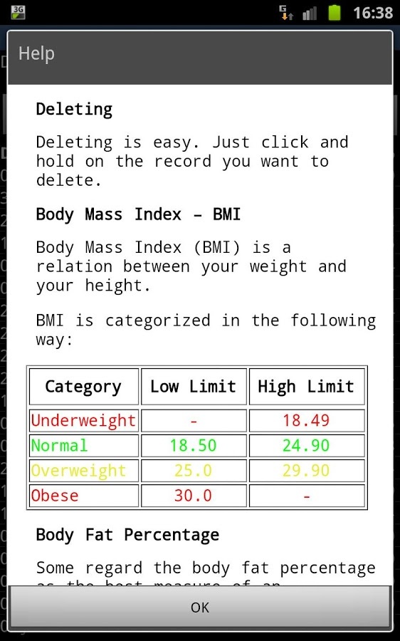 Weight Monitor截图3