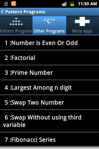 C Pattern Programs Free截图11